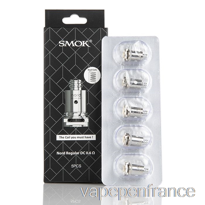 Bobines De Remplacement Smok Nord 0,6 Ohm Nord Bobines DC Régulières Stylo Vape